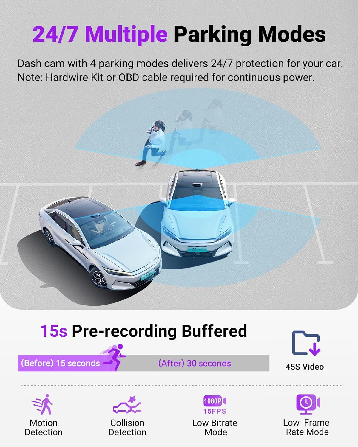 Vantrue S1 Pro Max 4K+2.5K Dash Cam, Dual STARVIS 2 Delantero y Trasero