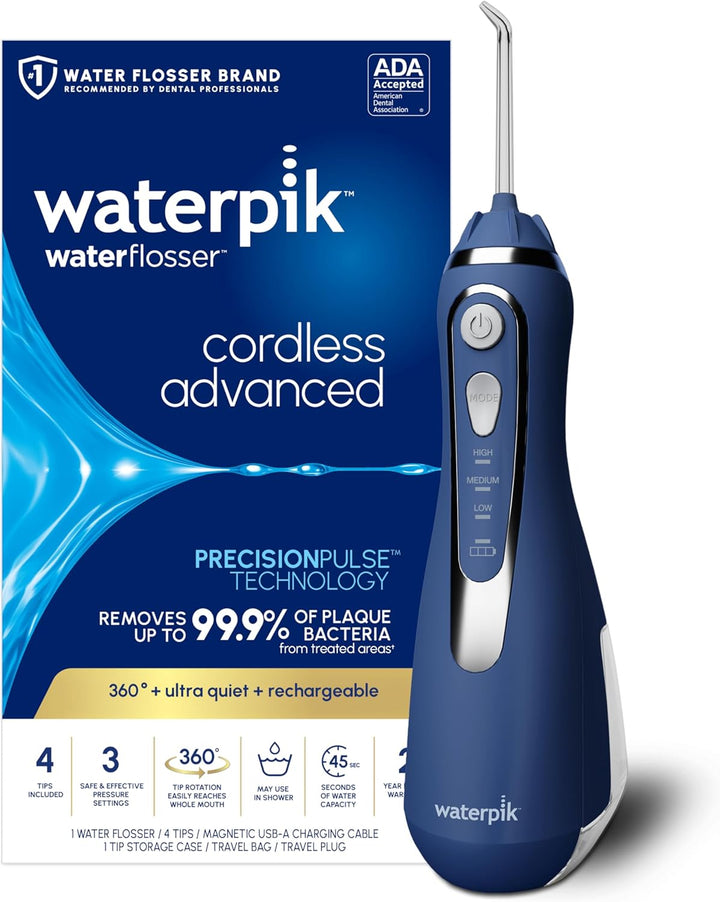 Waterpik Irrigador dental avanzado 2.0 inalámbrico para dientes, en...