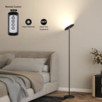 Lámpara Lámpara de pie LED Torchiere con mando a distancia, regulable en