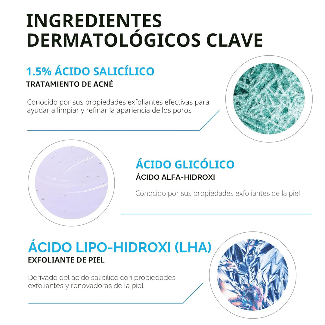 La Roche-Posay Effaclar - Suero de ácido salicílico al 1,5%, tratam...