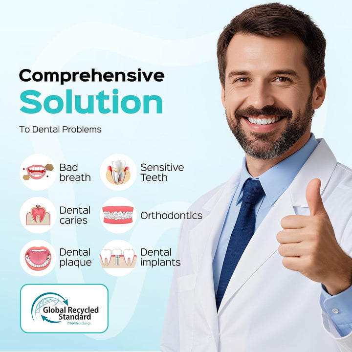 COSLUS Excelente irrigador dental para limpieza de dientes: 12 ajus...