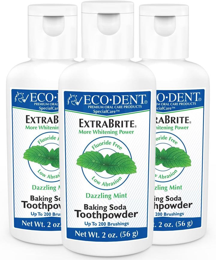 Blanqueador de dientes, sin fluoruro, menta deslumbrante, 2 oz