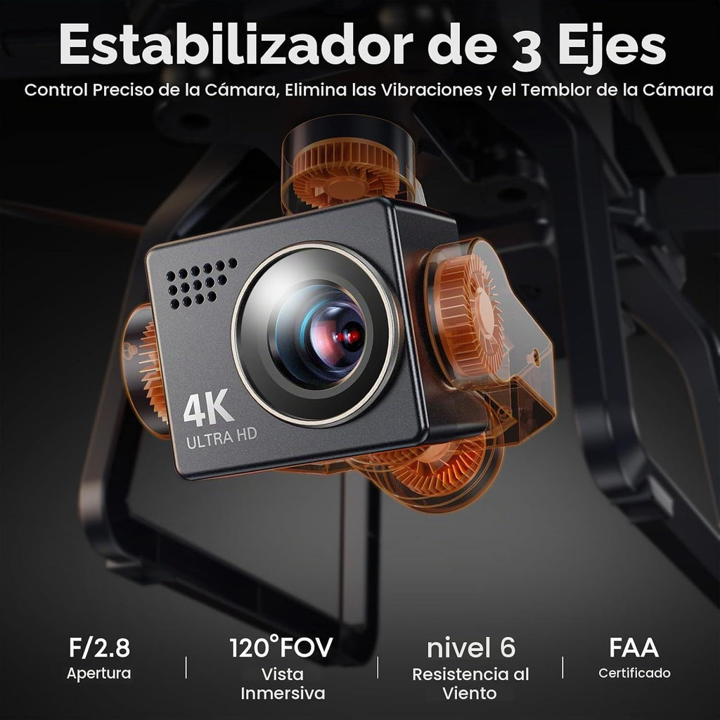 Bwine F7GB2 Pro Drones con cámara para adultos 4K UHD aéreo cardán de 3