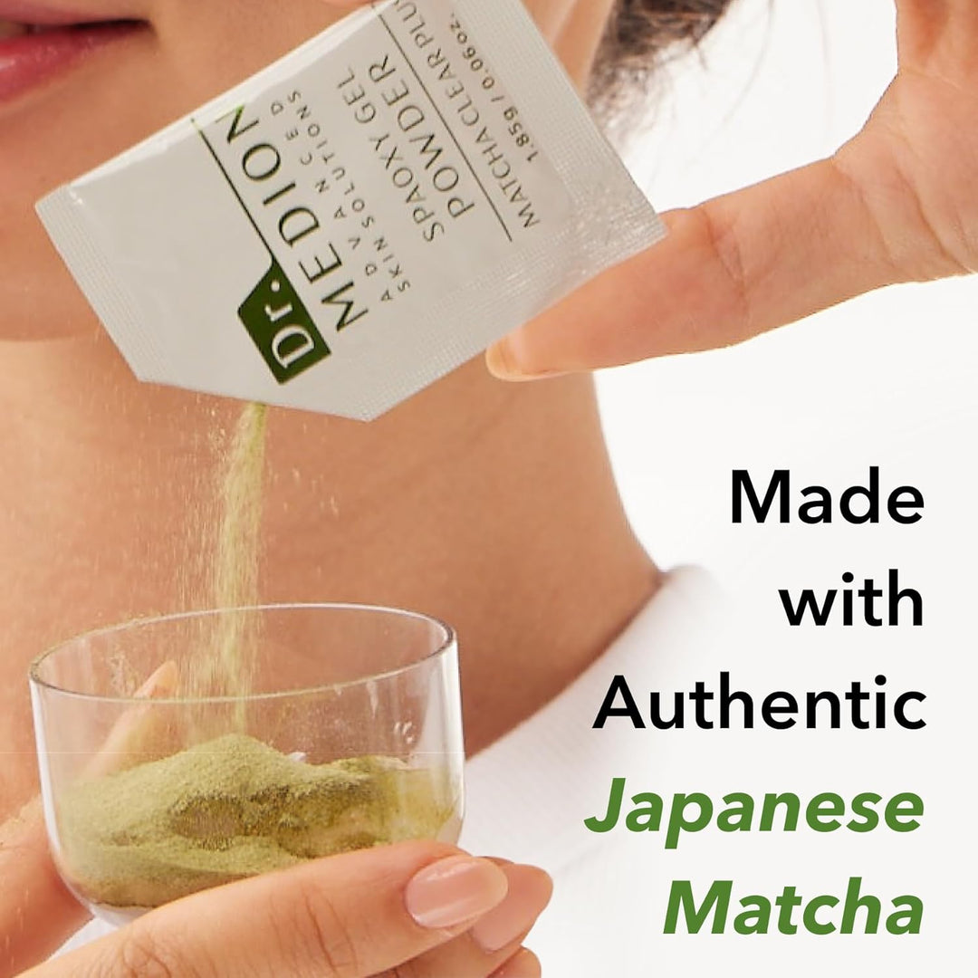 Dr. MEDION Spaoxy - Máscara de gel Matcha Clear Plus con CO2, trata...