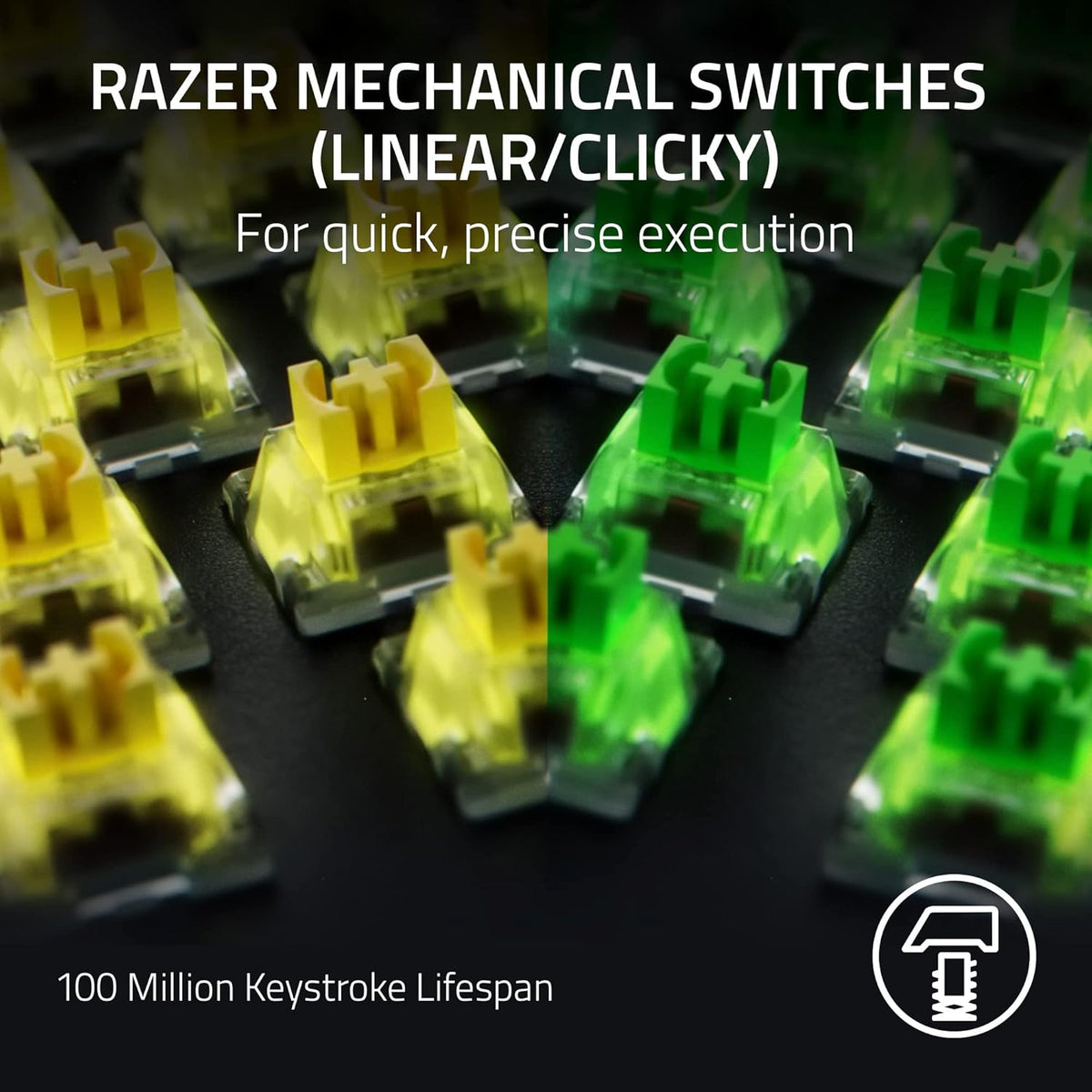 Razer BlackWidow V4 Pro Teclado mecánico con cable para juegos: int...