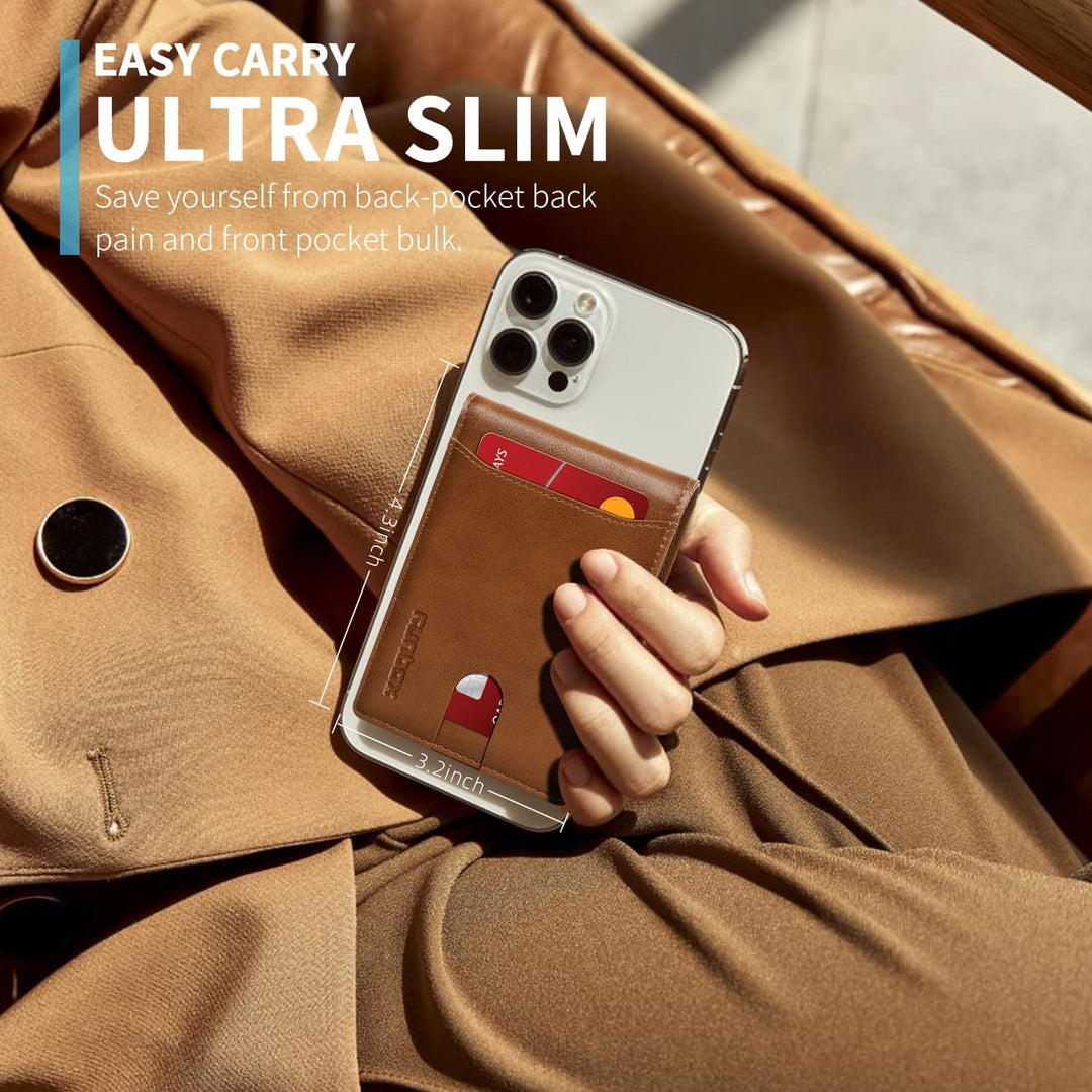 RUNBOX Cartera delgada para hombre, 11 ranuras para tarjetas de cré...