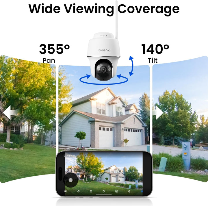 REOLINK Cámaras de seguridad solar 5MP para exteriores, inalámbrica...
