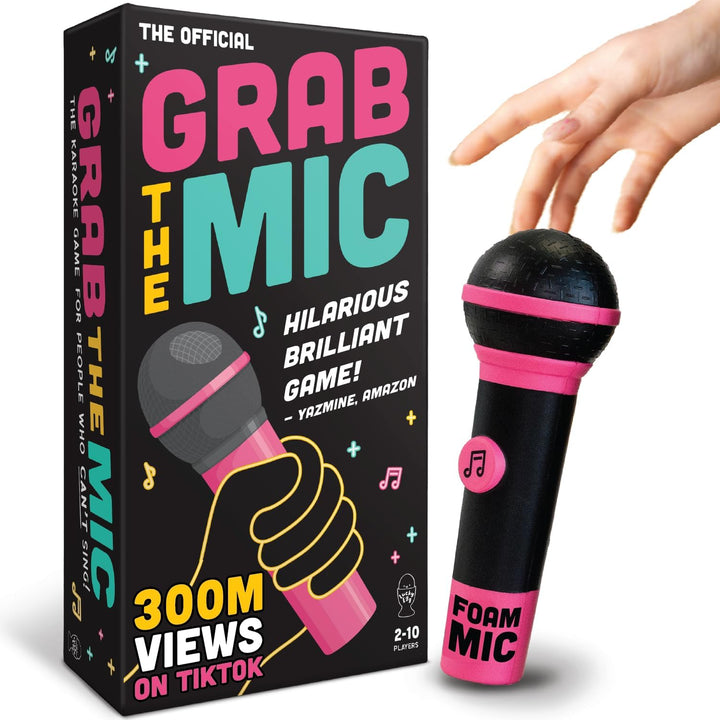 Lucky Egg Grab The Mic oficial - Juego de mesa de karaoke