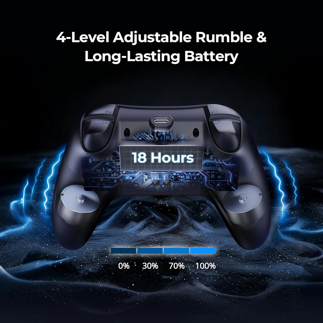 C6 Wireless PC Controller, Bluetooth Game Controller- 1000Hz Pollin...
