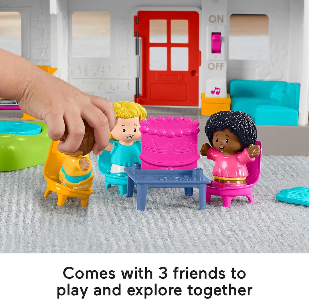 Fisher-Price Little People - Casa de juegos para niños pequeños, am...
