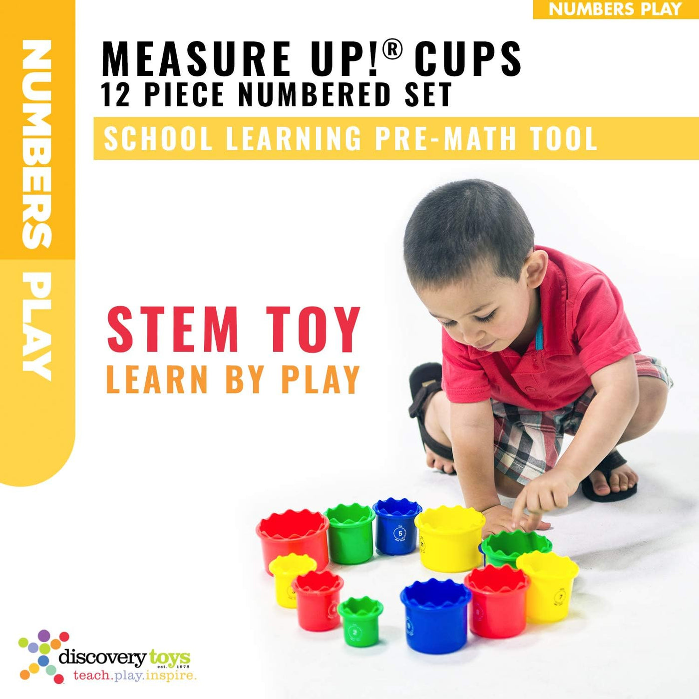 Discovery Toys Tazas Measure UP Juego educativo de