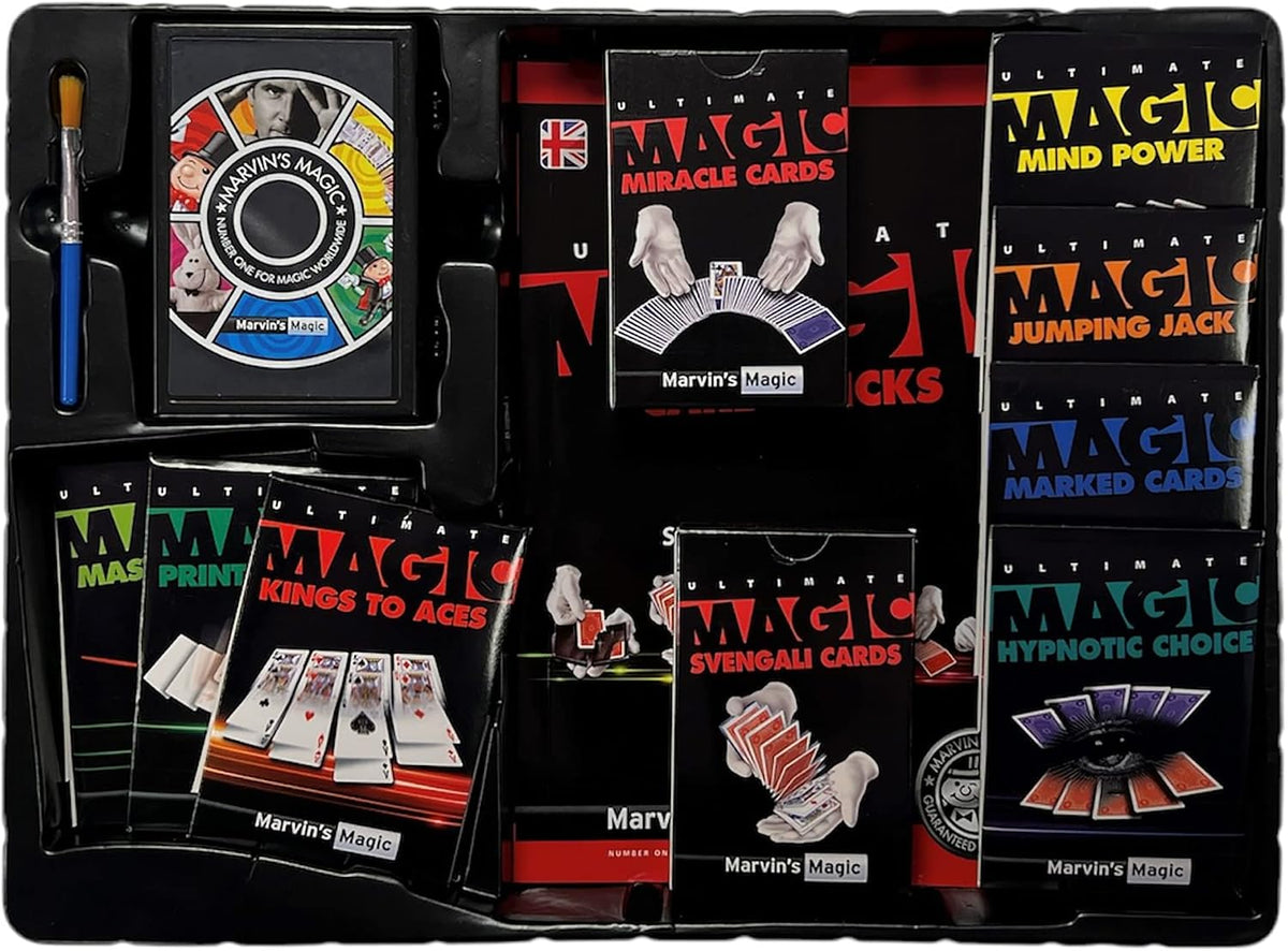 Marvin's Ultimate Magic 250 Card Tricks - Tarjetas Svengali y Milagro