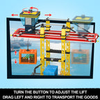 HOGOKIDS City Wharf - Juego de construcción con grúa