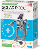 4M: Green Science - Robot solar - Kit de construcción de robot para caminar, motor de energía renovable, movimiento mecánico, juguete de ingeniería, vapor, niños mayores de 5 años