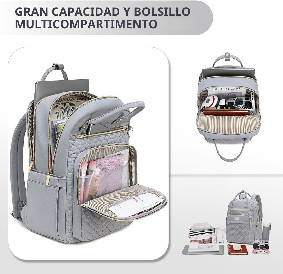 Mochila para laptop Tealari para mujeres, mochila para laptop de 15...