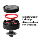 OXO Good Grips - Taza de café de viaje de 20 onzas con tapa SimplyClean™ a prueba de fugas, color jade