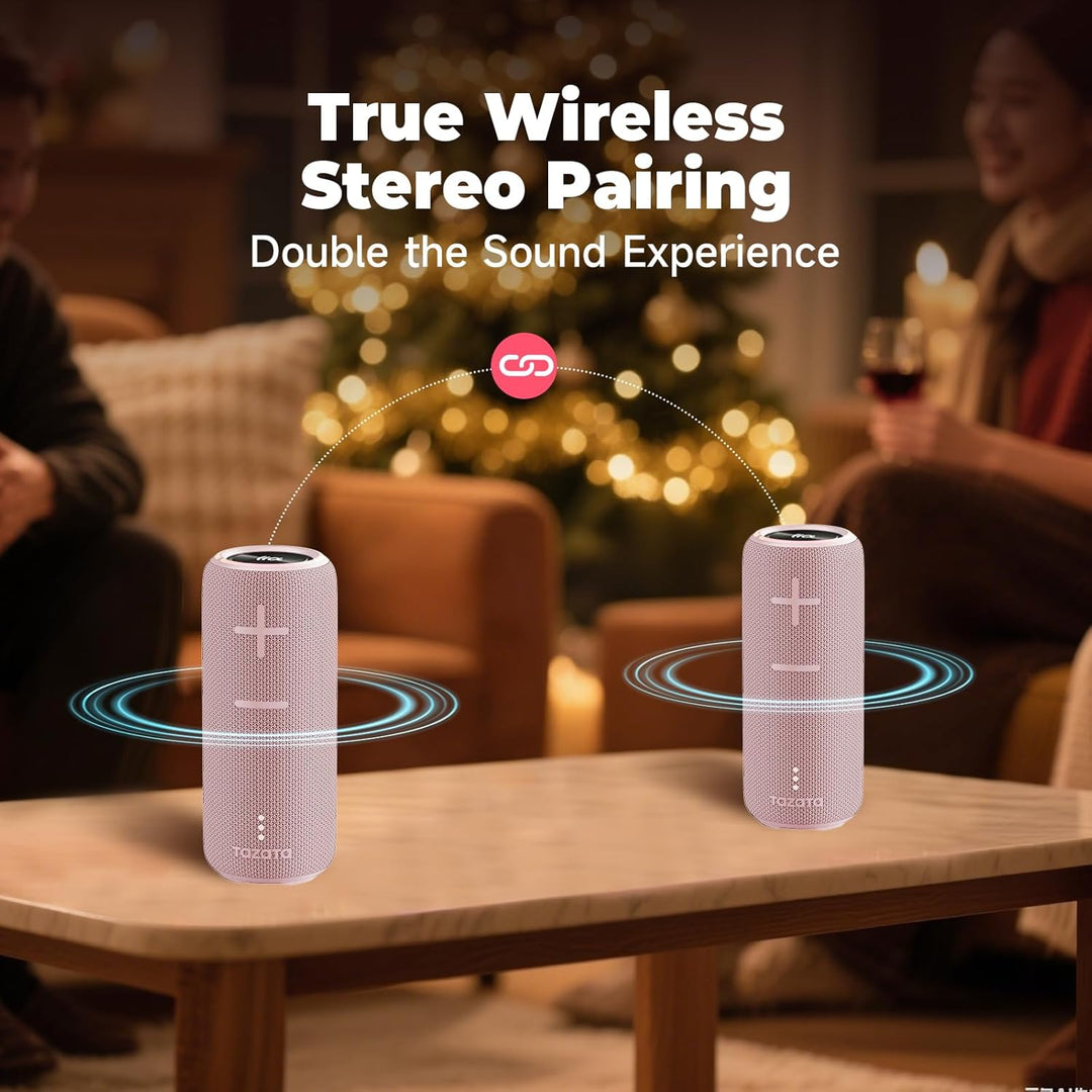 TAZATA Altavoz Bluetooth, altavoz inalámbrico portátil de 30 W con...