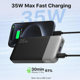NOBIS Cargador portátil de banco de energía 35W 10000mAh | Batería...