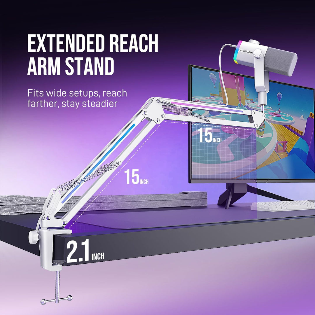 Kit de micrófono de transmisión FIFINE para juegos, micrófono dinám...
