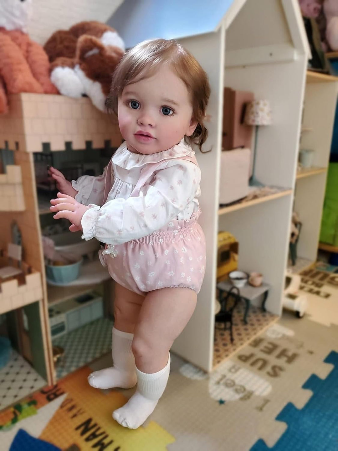 KAWAYII Muñeca de bebé Reborn de 26 pulgadas, muñeca de princesa re...