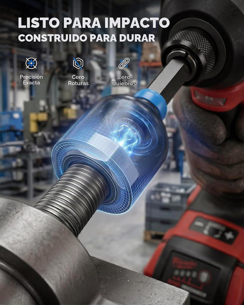 toolant Juego de destornilladores de tuercas magnéticas, 34 piezas