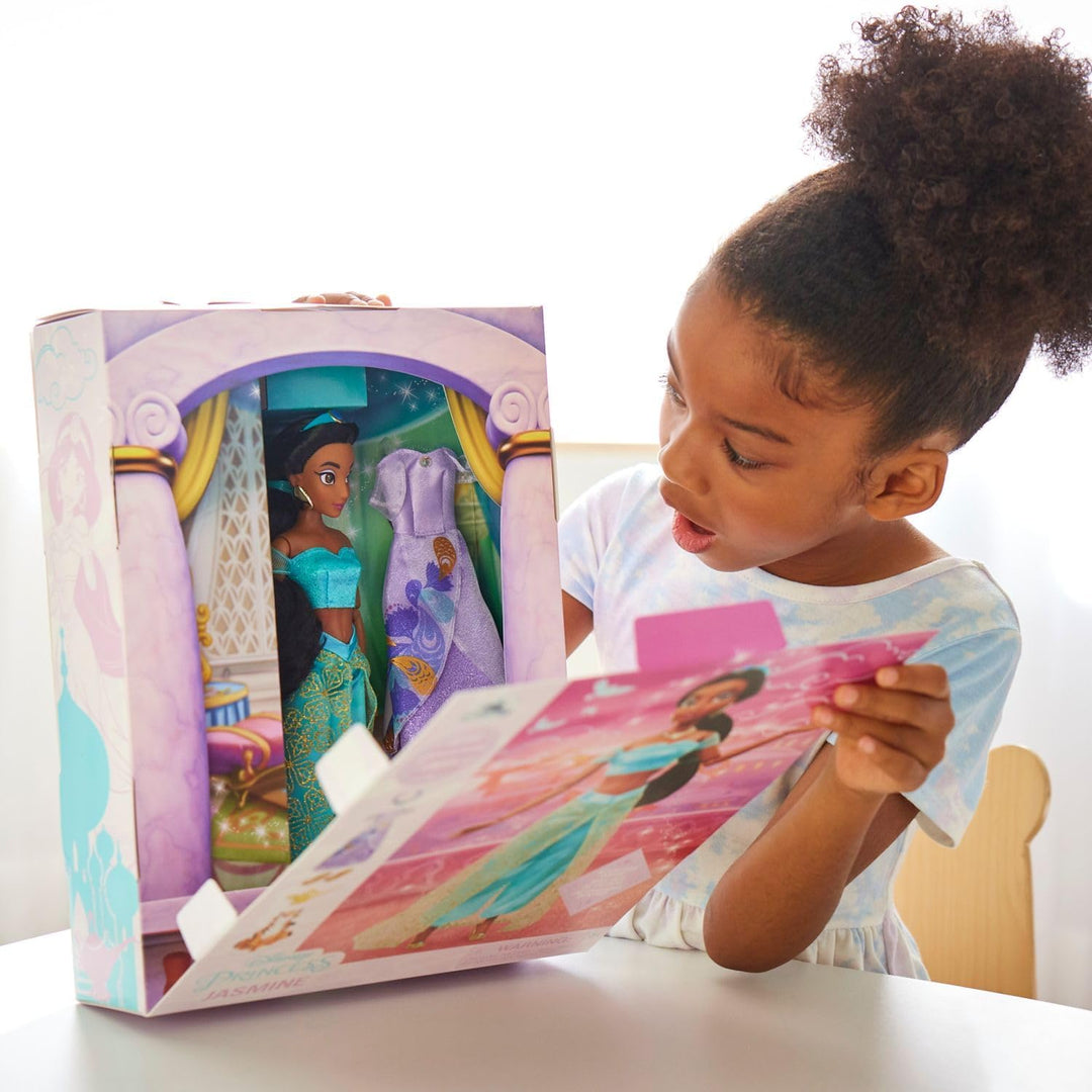 Disney Store Muñeca oficial de Jasmine Story, de 11 pulgadas, inclu...