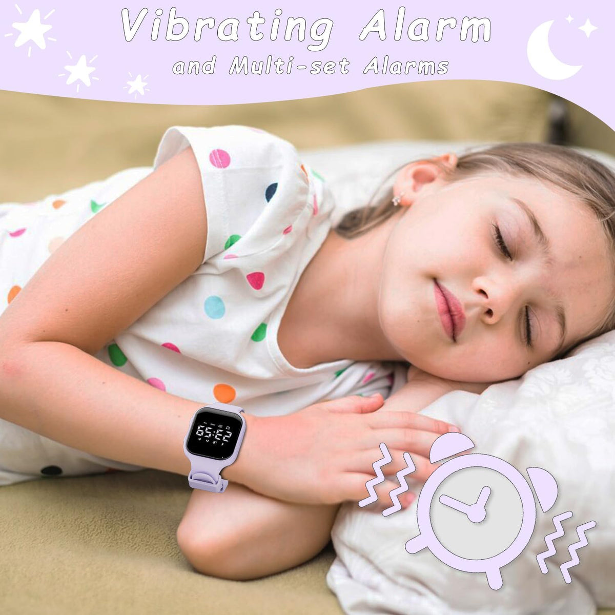 GOLDEN HOUR Relojes deportivos digitales para niños con rastreador de fitness, reloj despertador, cronómetro, sin aplicación, regalos de cumpleaños impermeables para niñas y niños de 4 a 12 años