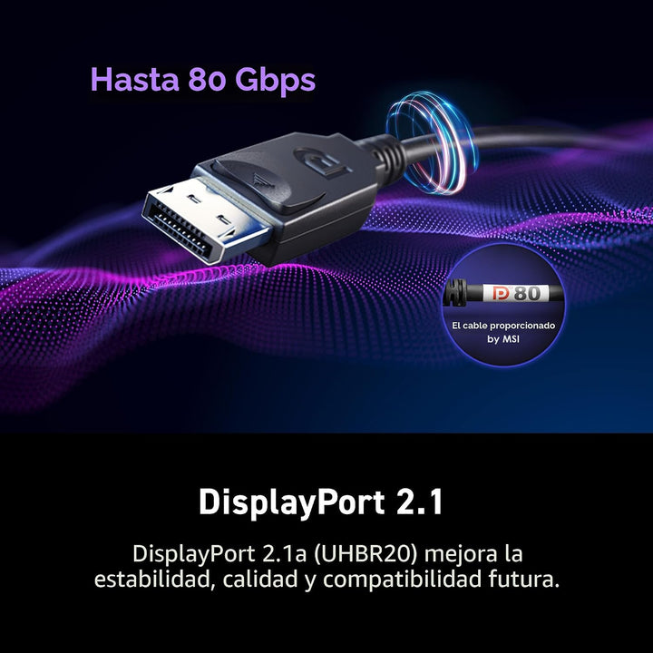 msi MPG 322URX QD-OLED Monitor de computadora de 32 pulgadas 3840 x...