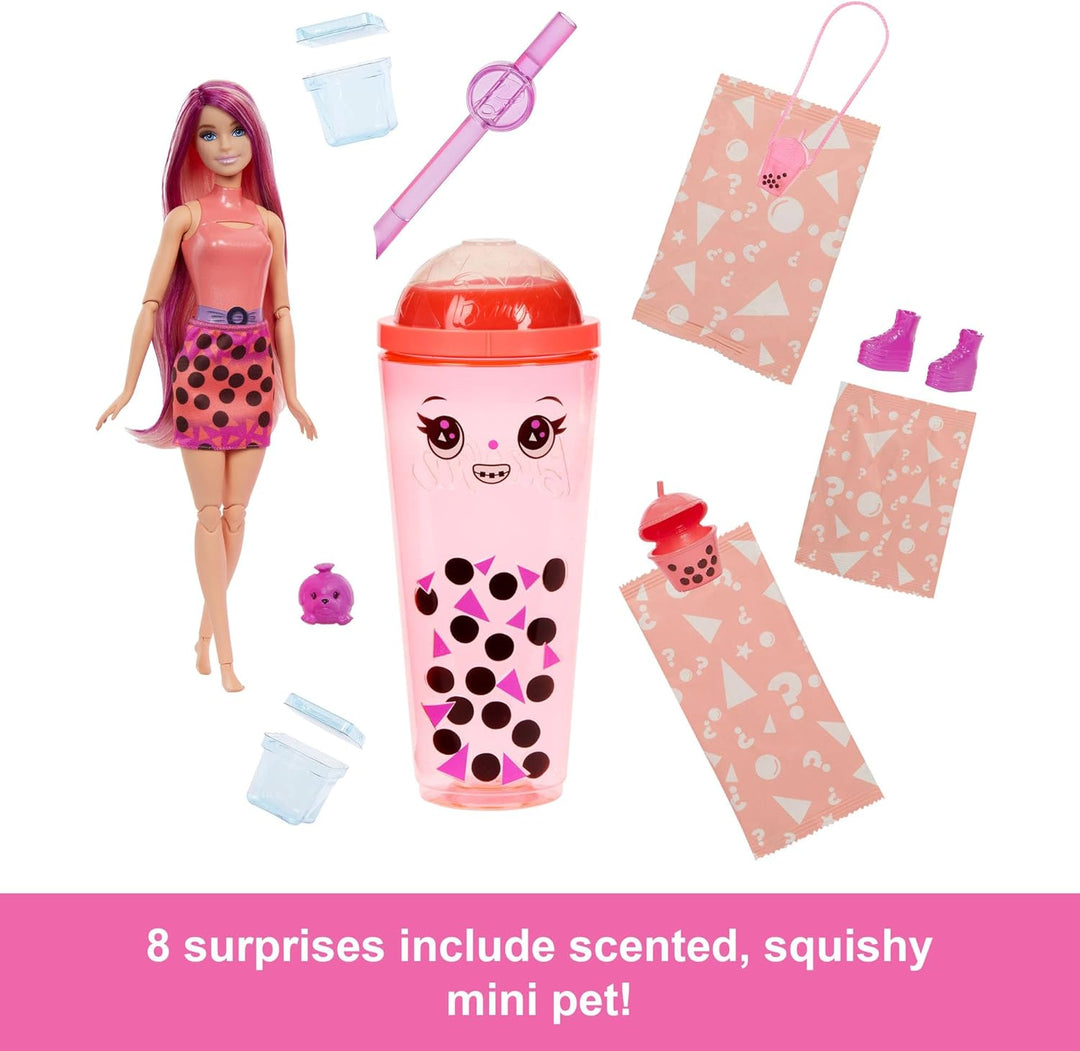Muñeca Barbie Pop Reveal de la Serie Bubble Tea y Accesorios con Ma...