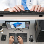 Arteck Teclado ergonómico dividido con reposamuñecas