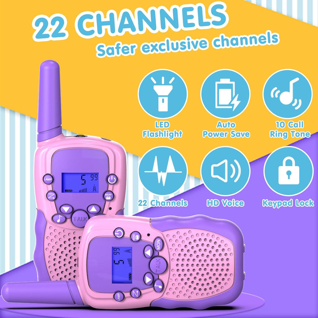 Selieve - Juguetes para niños de 5 a 12 años, walkie talkies