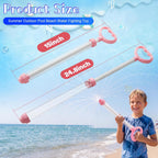 Paquete de 12 pistolas de agua de fuegos artificiales, divertido rociador de agua de fuegos artificiales para niños, adolescentes y adultos, piscina de verano, playa, juego acuático