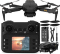 Drone plegable con cámara HD 1080P para adultos y principiantes, cuadricóptero portátil con posicionamiento de flujo óptico, lente ajustable eléctrica de 90°, ajuste de velocidad, vuelo estable