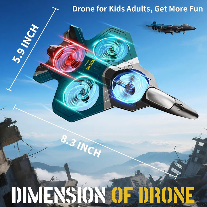 Tubokoro Aviones RC con 3 baterías para niños y adultos, control re...