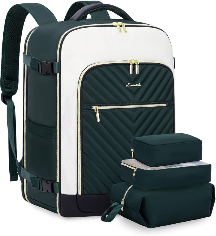LOVEVOOK Mochila de viaje grande, mochila de mano para aviones, Moc...
