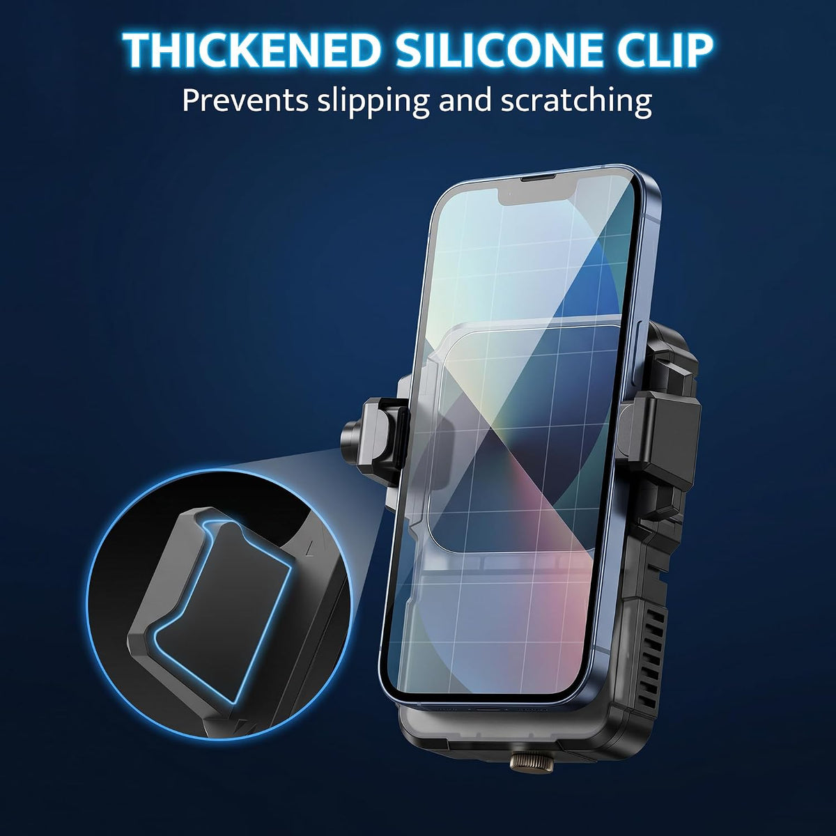 darkFlash Enfriador para Teléfono Móvil para Gaming y Transmisión en Vivo, 2000mAh Recargable, Enfriamiento Rápido con Luz RGB, Visualización de Temperatura y Batería, Diseño de Clips Universal de Sujeción, con Soporte Vertical/Horizontal
