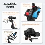 Merach Bicicleta de ejercicio magnética para gimnasio en casa, bajo ruido