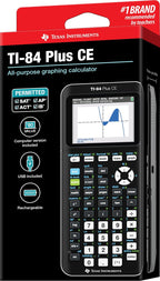 Calculadora gráfica TI84PLSCEBLUBRY de Texas Instruments, Negro