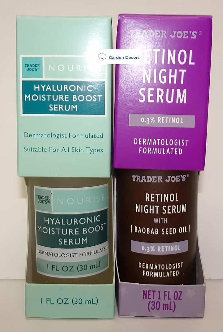 Trader Joe's Nourish Hyaluronic Moisture Boost Serum &amp; Reti...