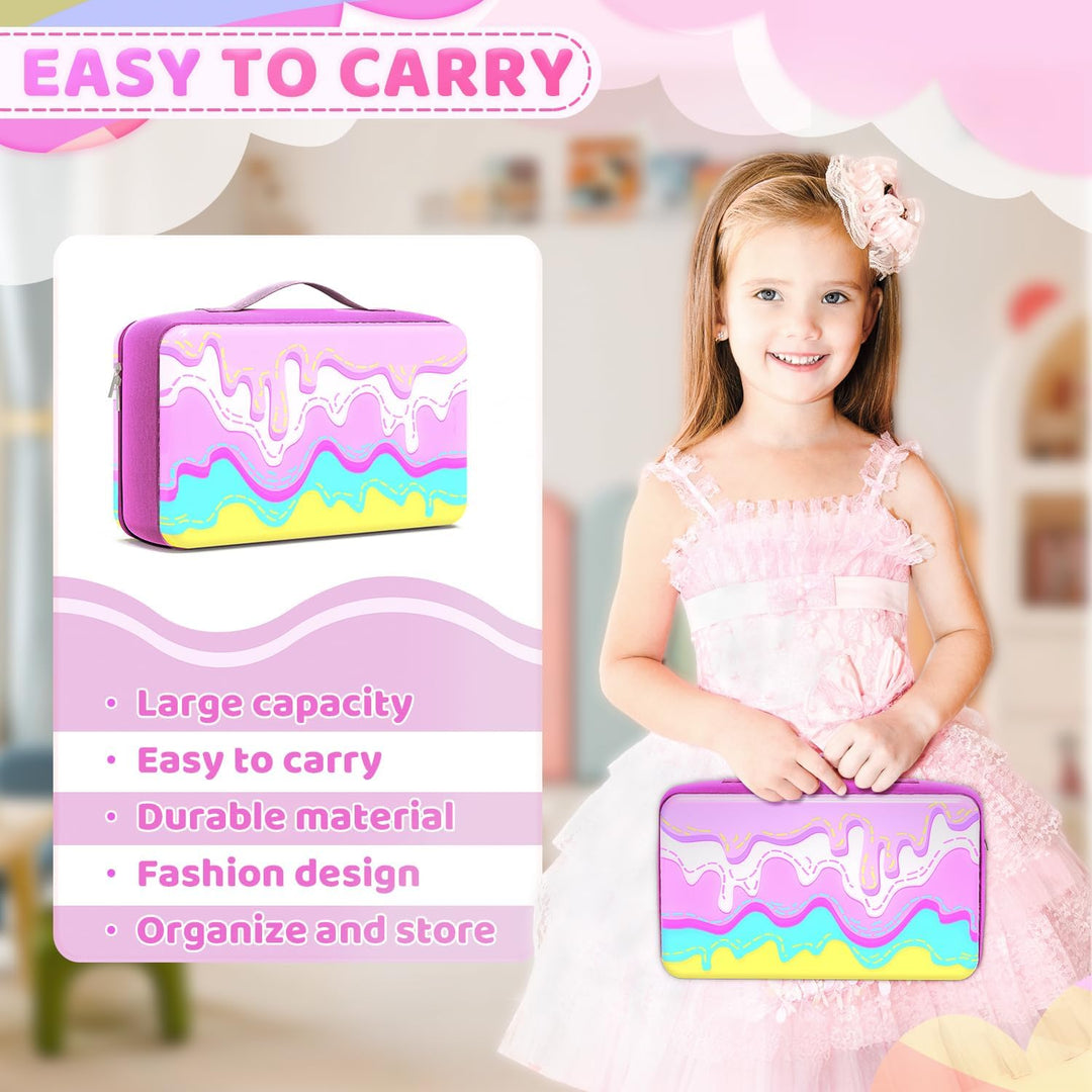 LININYHAO Elegante estuche de viaje para muñecas de moda de 12 pulg...