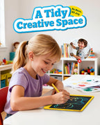 Tableta de escritura LCD de 12 pulgadas para niños de 3 a 8 años – Bloc de dibujo electrónico y tablero de garabatos como regalo educativo de cumpleaños para niñas y niños (amarillo)