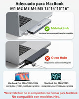 Adaptador de concentrador USB C para MacBook Pro\/Air M5 M4 M3 M2 M...