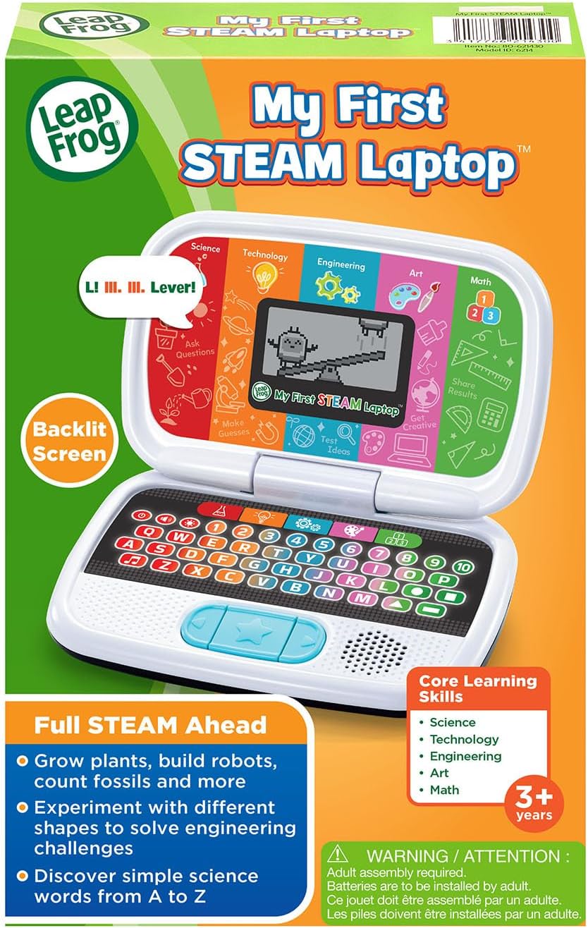 LeapFrog Mi primer portátil STEAM