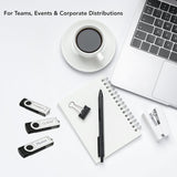 Paquete de 10 Enfain Memorias Flash USB 2.0 Giratorias de 16GB: Alm...