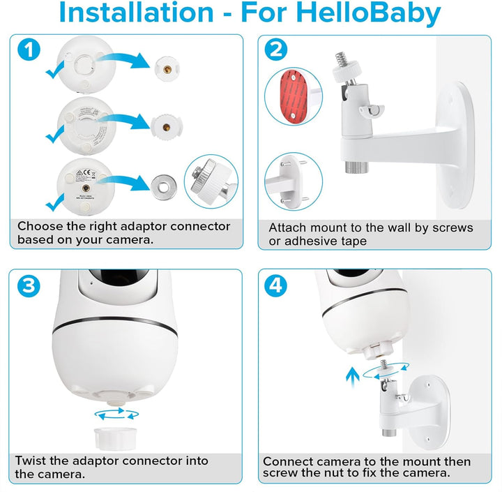 Soporte ajustable para monitor de bebé para HelloBaby