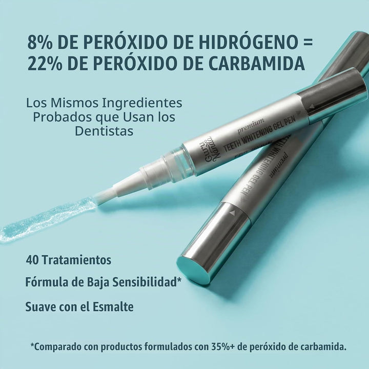 GuruNanda Kit inalámbrico profesional para blanquear los dientes co...