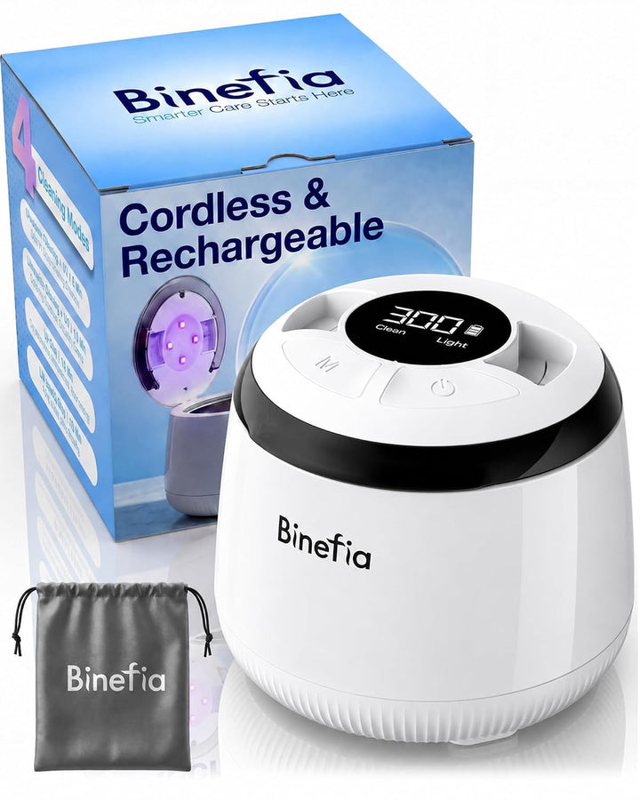Máquina limpiadora ultrasónica inalámbrica con 4 modos, cápsula de...