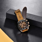 BENYAR Reloj para hombre analógico cronógrafo de cuarzo, impermeable, luminoso, de diseñador, relojes de pulsera para hombre, para negocios, trabajo, deporte, casual, con correa de silicona