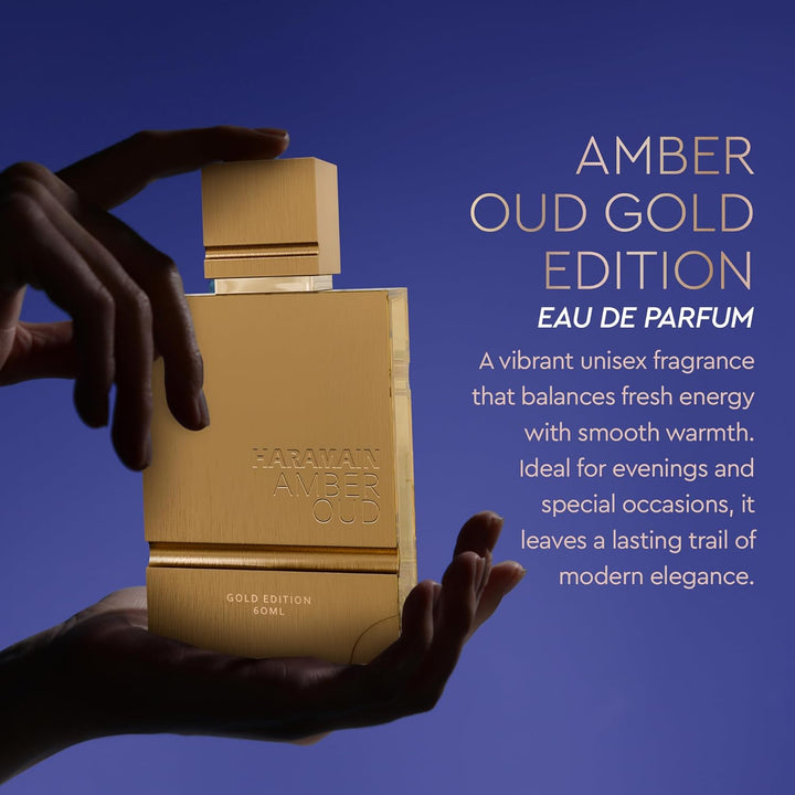Al Haramain Amber Oud Edición Dorada Eau De Parfum Spray 60ml + Ato...