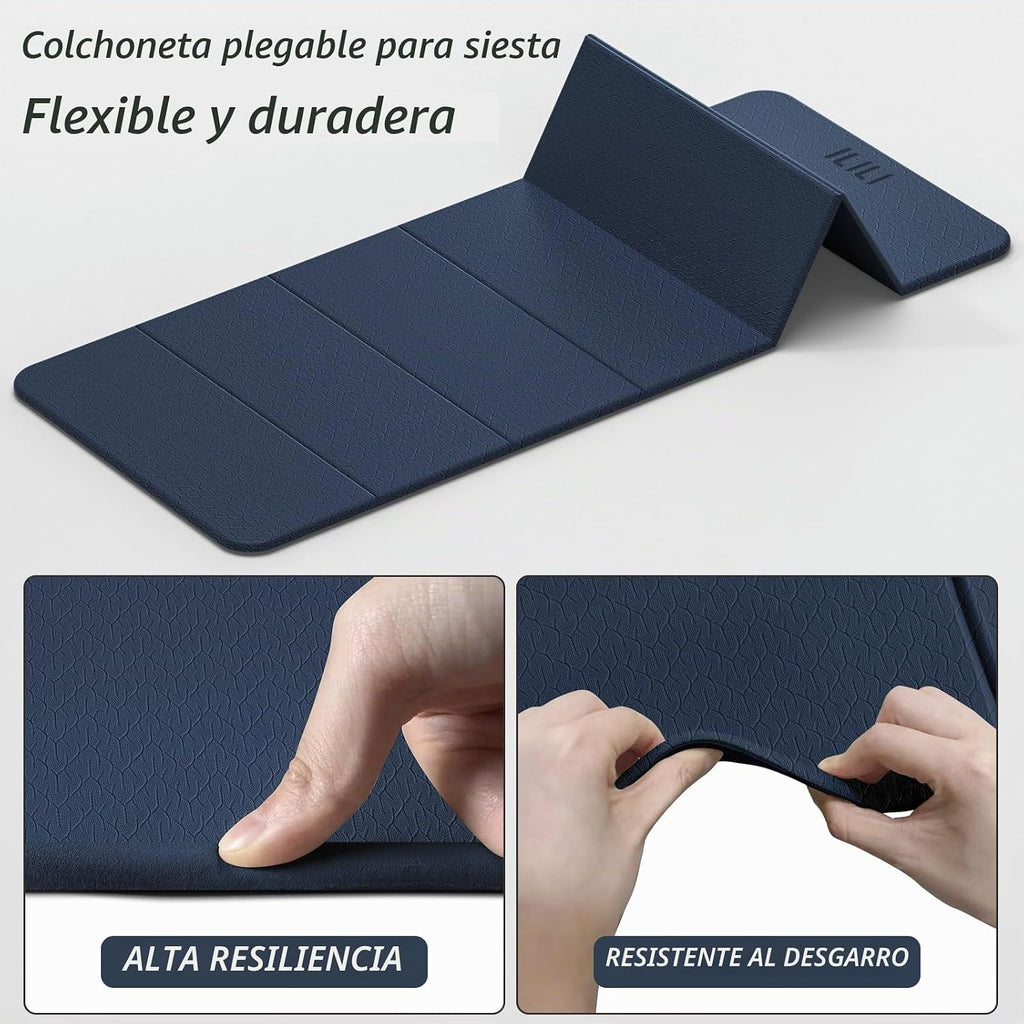 ILILI Alfombra de yoga plegable 71 * 24 * 0.3 pulgadas